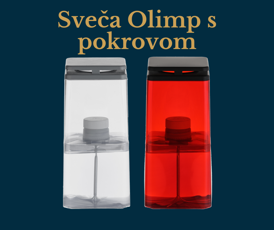 Sveča Olimp s pokrovom 1